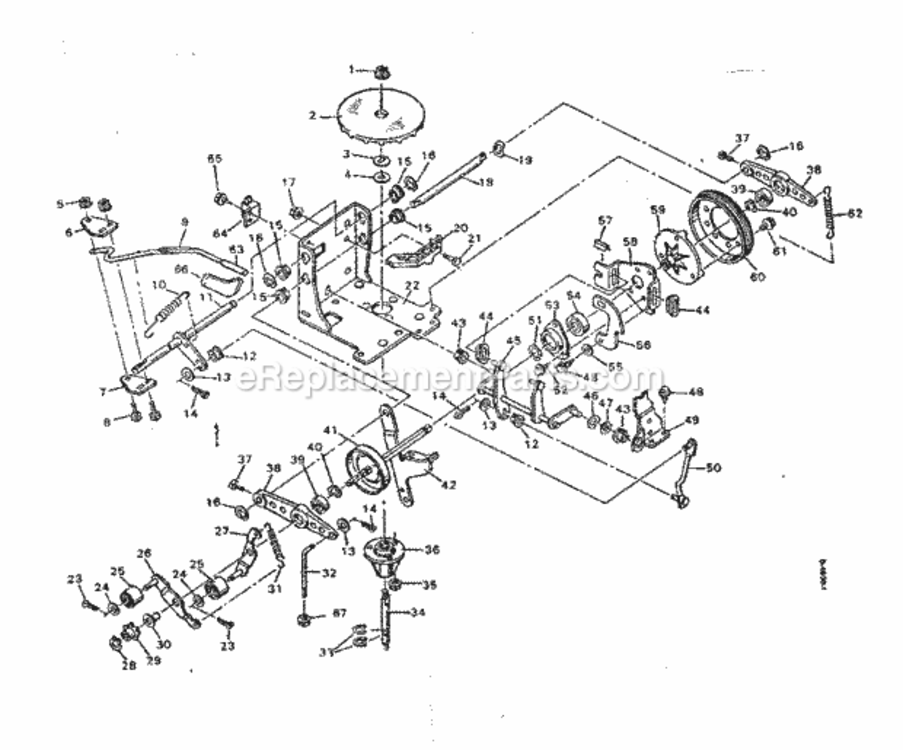 Page G Diagram and Parts List for 502255653  Craftsman Lawn Tractor