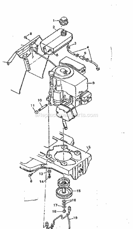 Page D Diagram and Parts List for 502255760  Craftsman Lawn Tractor