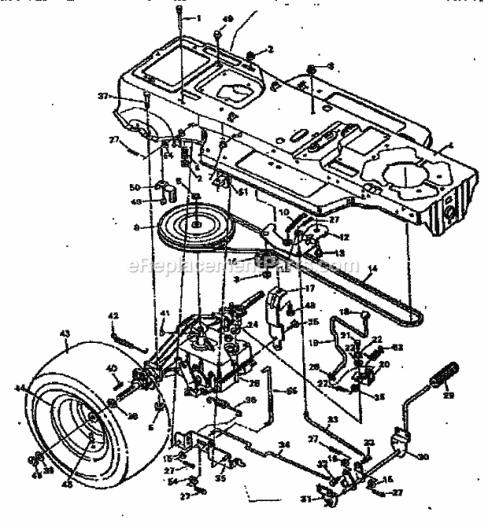 Page C Diagram and Parts List for 502255780  Craftsman Lawn Tractor