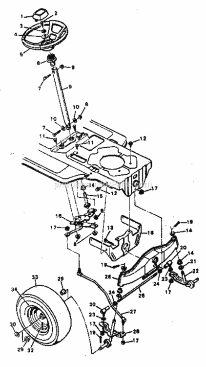 Page D Diagram and Parts List for 502255790  Craftsman Lawn Tractor