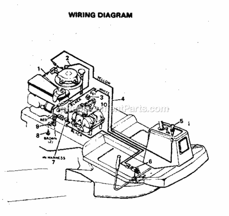 Page C Diagram and Parts List for 502256030  Craftsman Lawn Tractor