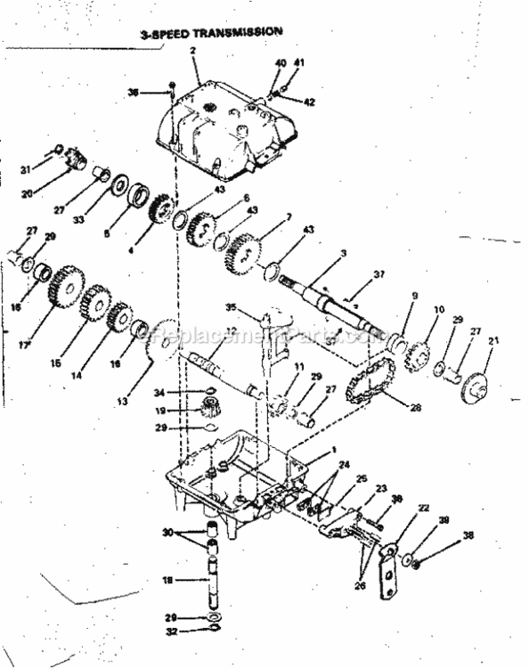 Page F Diagram and Parts List for 502256030  Craftsman Lawn Tractor