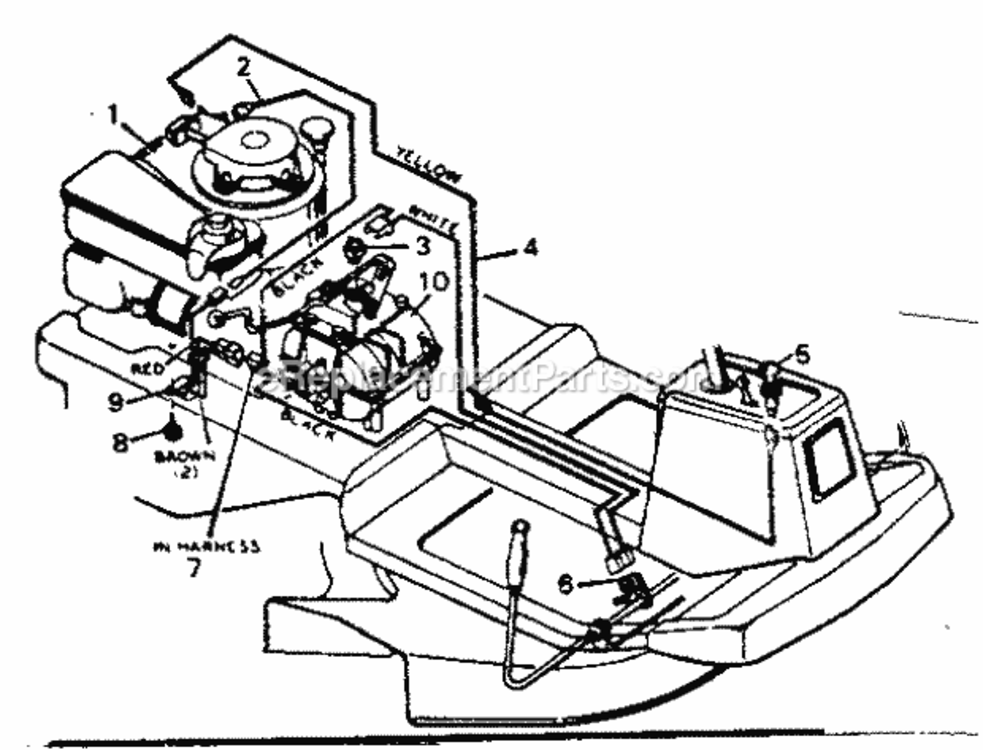 Page A Diagram and Parts List for 502256033  Craftsman Lawn Tractor