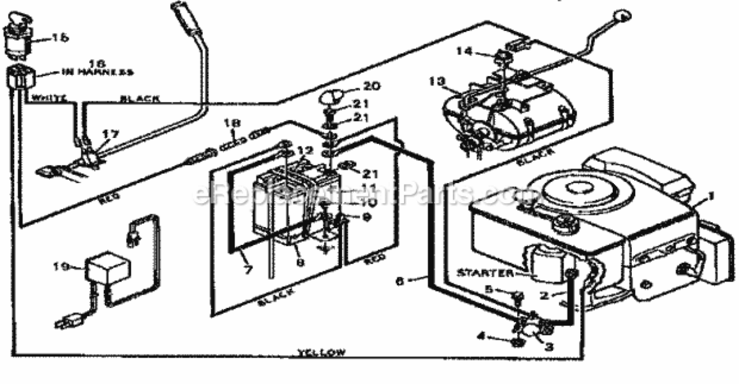 Page A Diagram and Parts List for 502256071  Craftsman Lawn Tractor