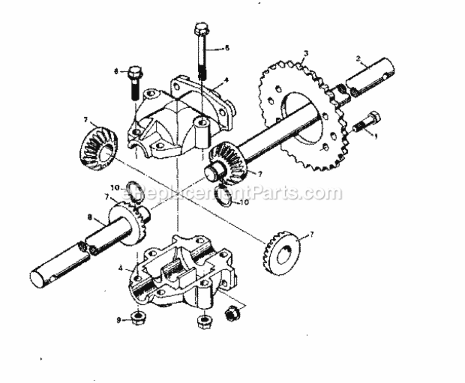 Page B Diagram and Parts List for 502256093  Craftsman Lawn Tractor