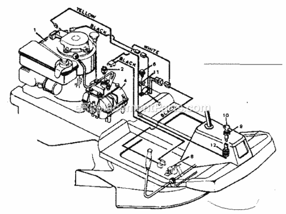 Page A Diagram and Parts List for 502256094  Craftsman Lawn Tractor