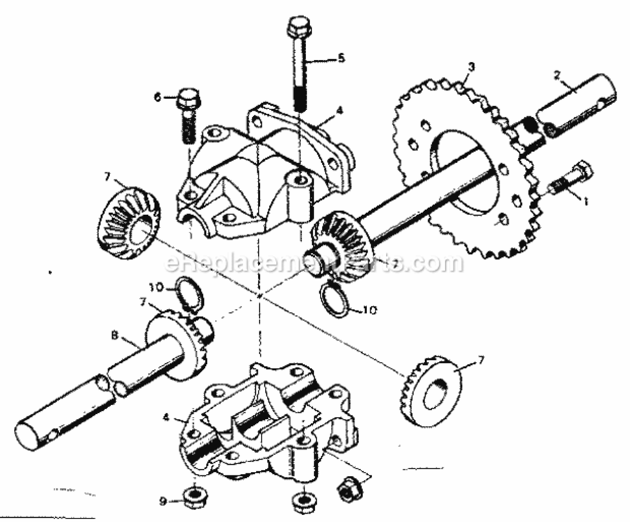 Page B Diagram and Parts List for 502256094  Craftsman Lawn Tractor