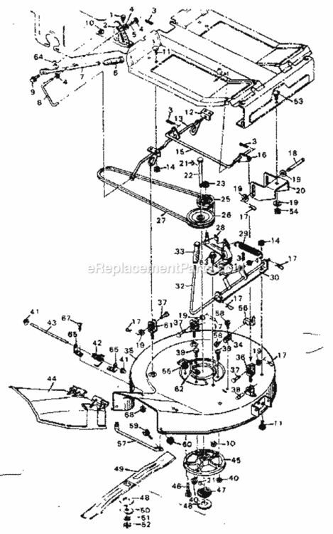 Page D Diagram and Parts List for 502256095  Craftsman Lawn Tractor