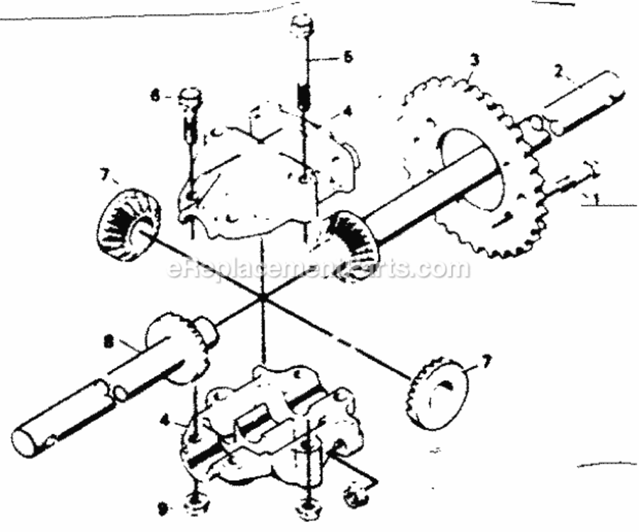 Page B Diagram and Parts List for 502256113  Craftsman Lawn Tractor