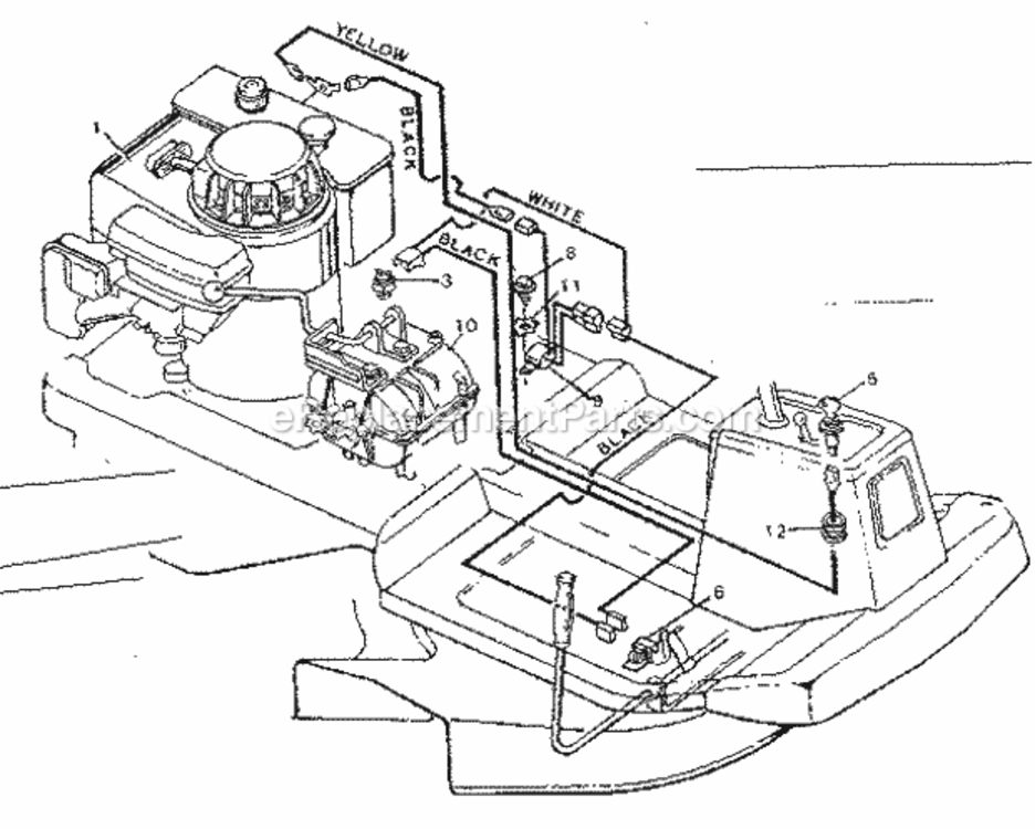Page A Diagram and Parts List for 502256117A  Craftsman Lawn Tractor