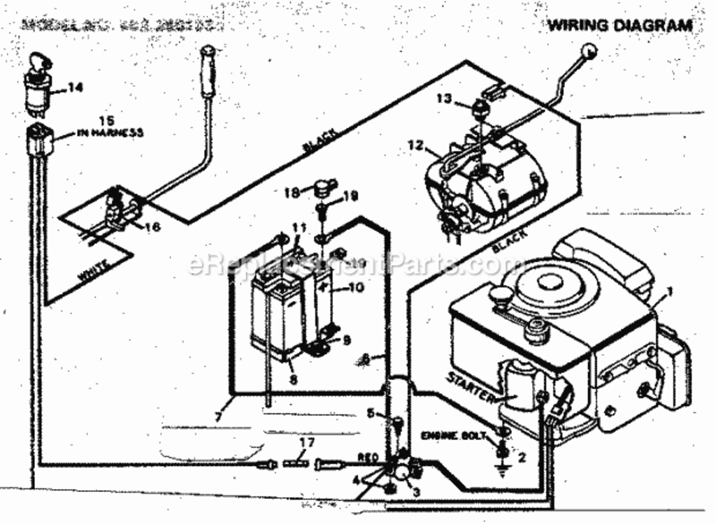 Page A Diagram and Parts List for 502256133  Craftsman Lawn Tractor
