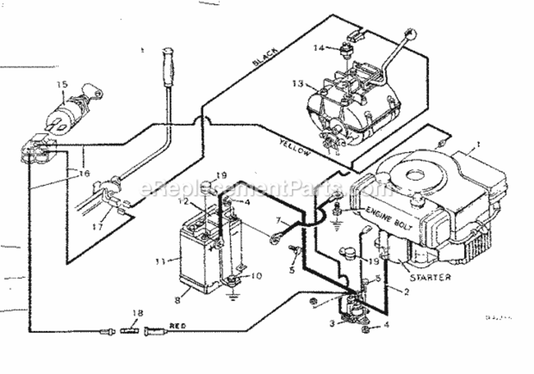 Page A Diagram and Parts List for 502256136A  Craftsman Lawn Tractor