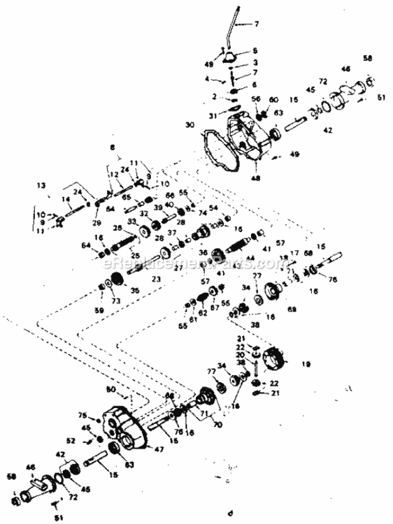 Page E Diagram and Parts List for 502257040  Craftsman Lawn Tractor