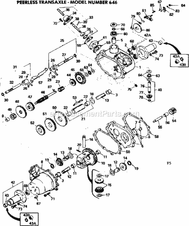 Page F Diagram and Parts List for 50225831  Craftsman Lawn Tractor