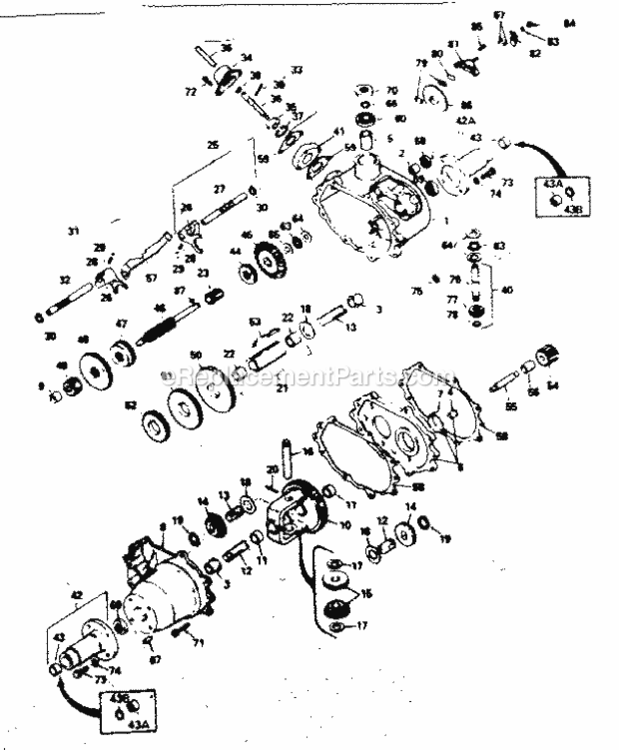 Page F Diagram and Parts List for 50225891  Craftsman Lawn Tractor