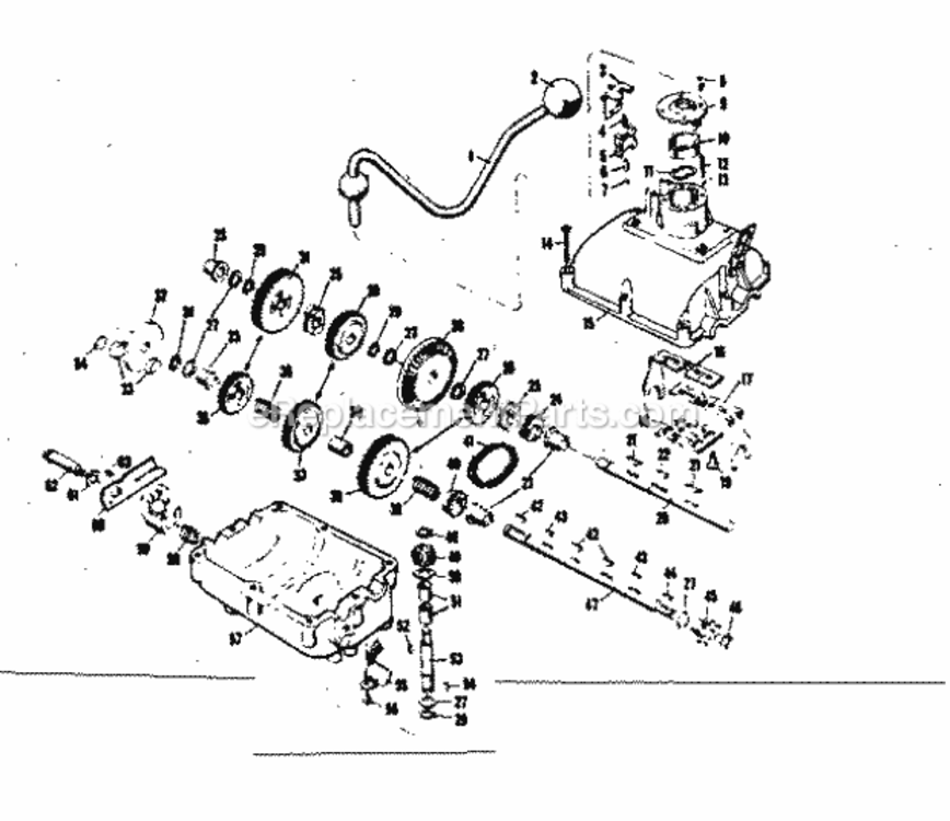 Page E Diagram and Parts List for 50281370  Craftsman Lawn Tractor