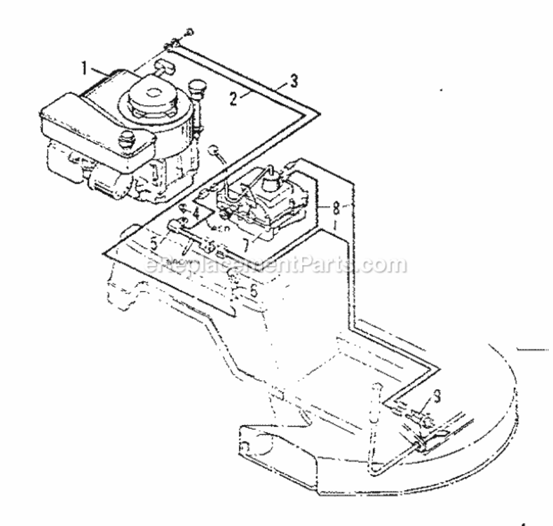 Page D Diagram and Parts List for 50281373  Craftsman Lawn Tractor