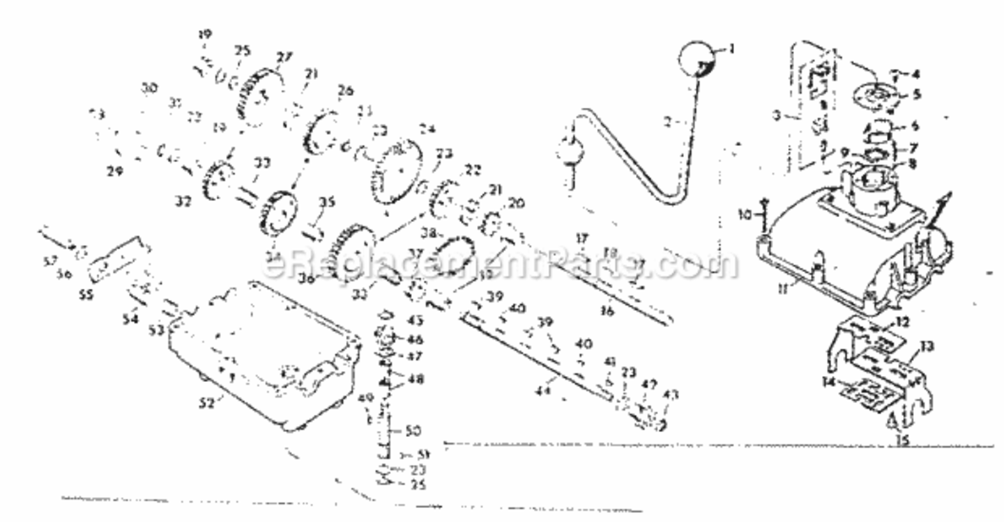 Page E Diagram and Parts List for 50281373  Craftsman Lawn Tractor