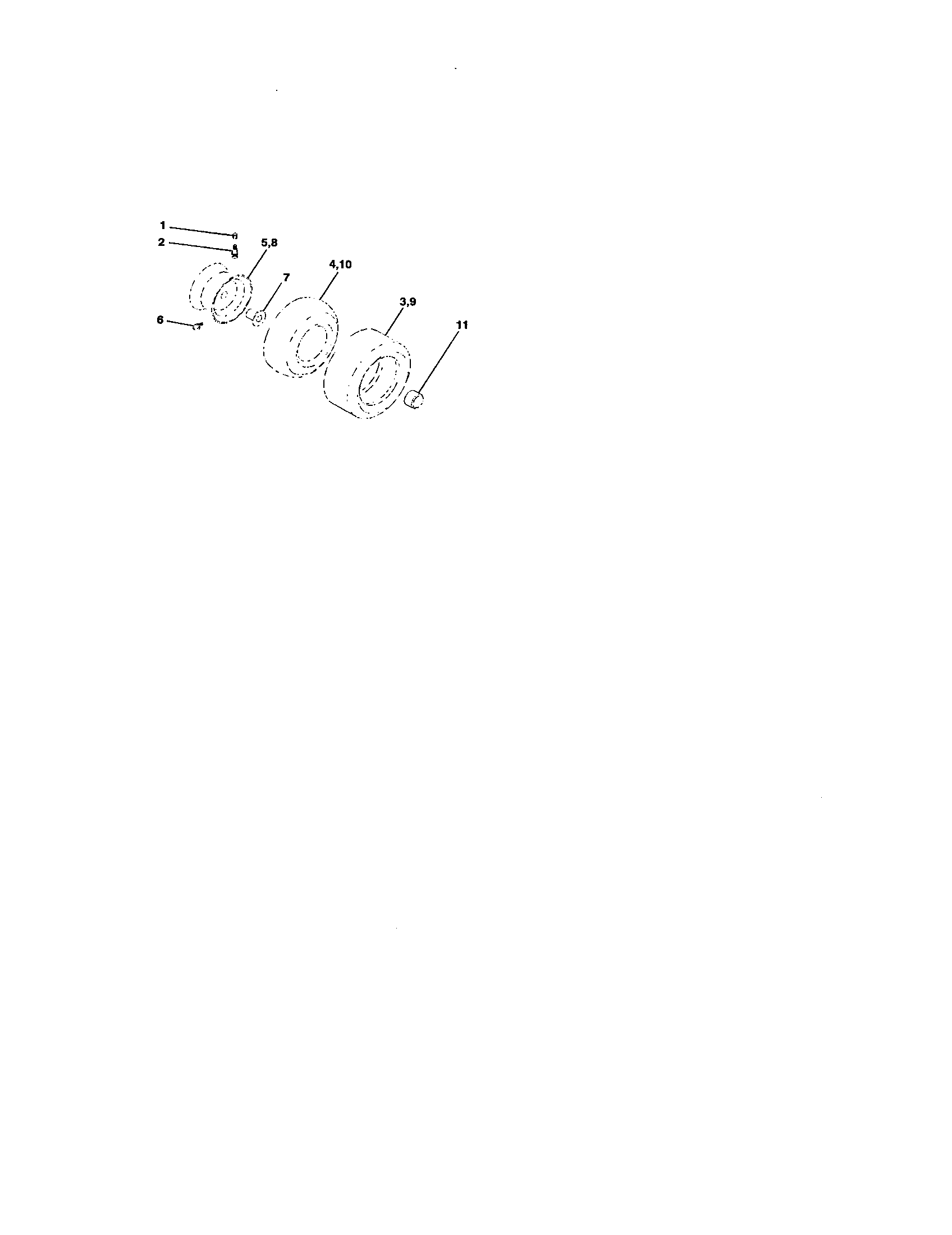 Wheels And Tires Diagram and Parts List for 917271532  Craftsman Lawn Tractor