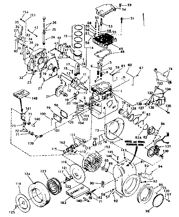 Solid State Ignition Diagram and Parts List for 143760012  Craftsman Engine