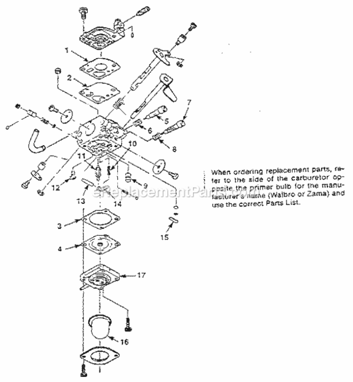 Page C Diagram and Parts List for 517797660  Craftsman Hedge Trimmer