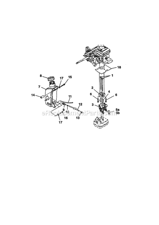 Page D Diagram and Parts List for 517797942  Craftsman Leaf Blower / Vacuum