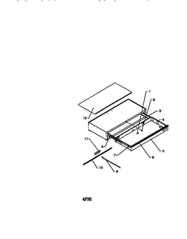 Unit Parts Diagram and Parts List for 706650951  Craftsman Tool Stand & Cart