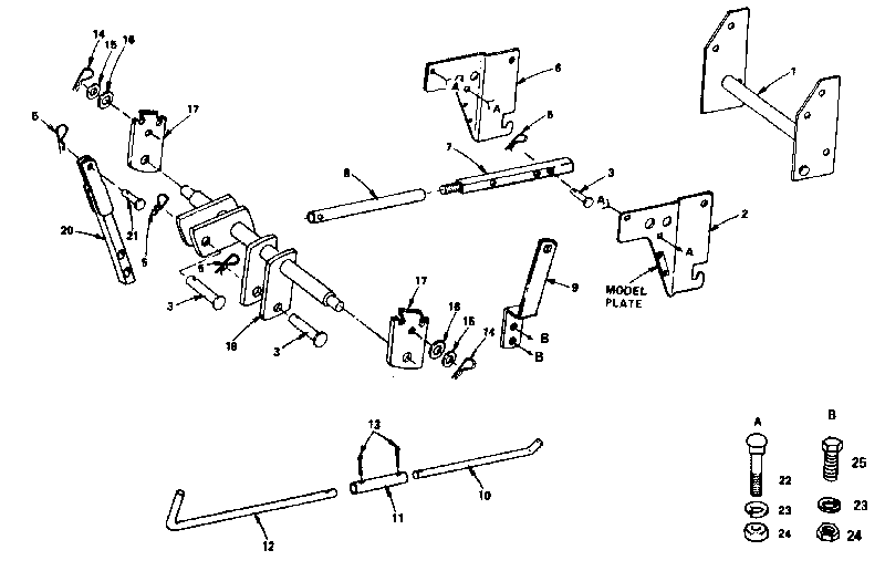 Lift Kit - Model Number 486.254051 Diagram and Parts List for 486254020  Craftsman Snow Blower