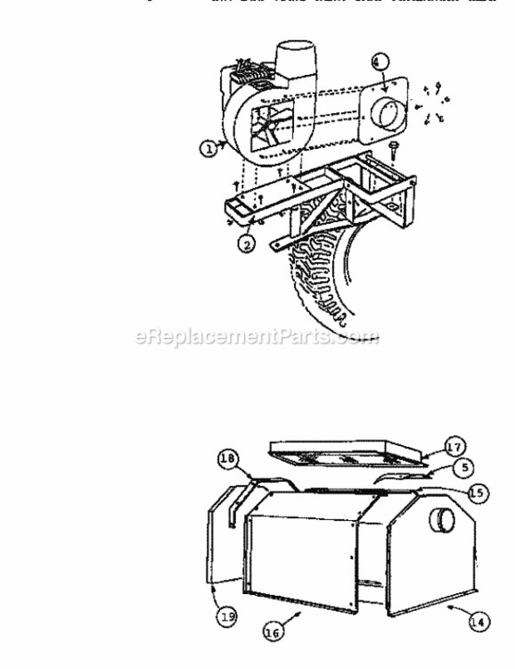 Page A Diagram and Parts List for 521244712  Craftsman Leaf Blower / Vacuum