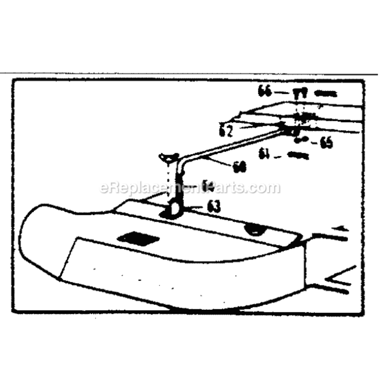 Page B Diagram and Parts List for 521245501  Craftsman Leaf Blower / Vacuum