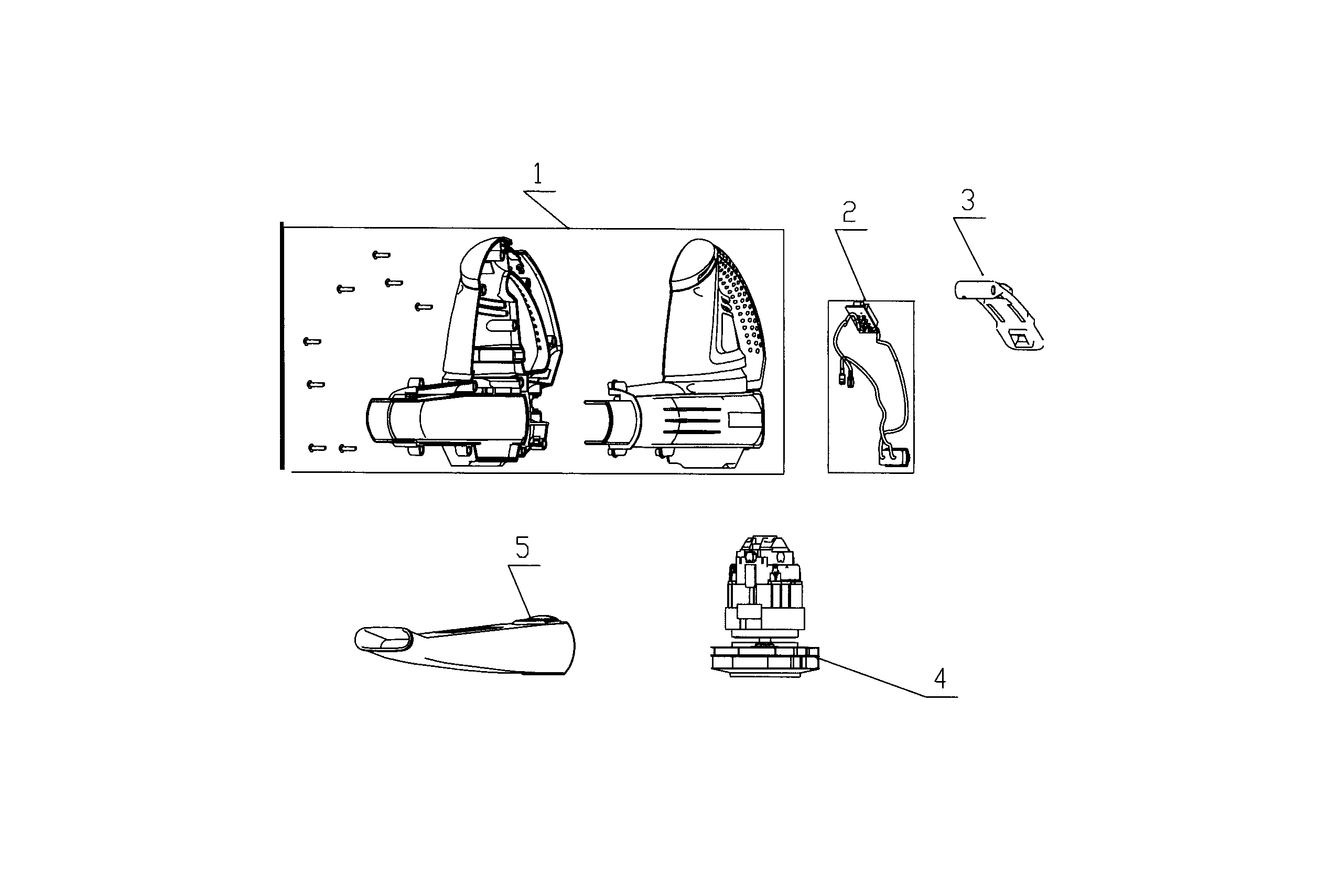 Main Assy Diagram and Parts List for 15130382  Craftsman Leaf Blower / Vacuum