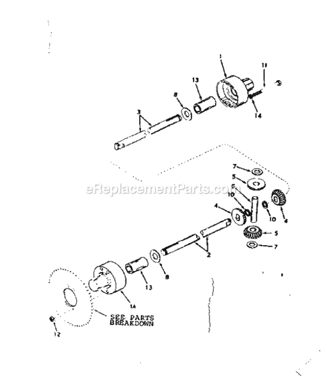 Page F Diagram and Parts List for 536250822  Craftsman Lawn Tractor
