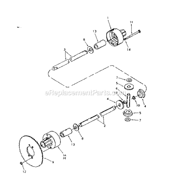 Page F Diagram and Parts List for 536250823  Craftsman Lawn Tractor