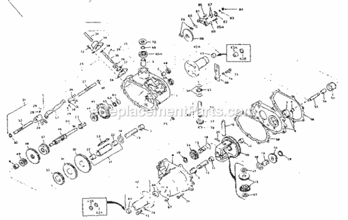 Page F Diagram and Parts List for 536250960  Craftsman Lawn Tractor