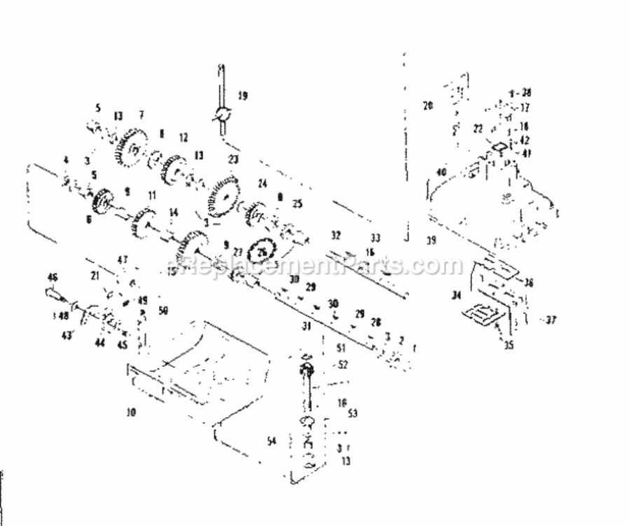 Page E Diagram and Parts List for 536255110  Craftsman Lawn Tractor