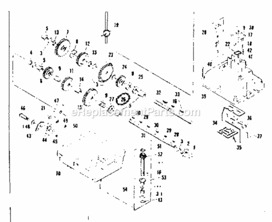 Page E Diagram and Parts List for 536255112  Craftsman Lawn Tractor
