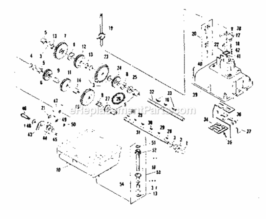 Page E Diagram and Parts List for 536255113  Craftsman Lawn Tractor