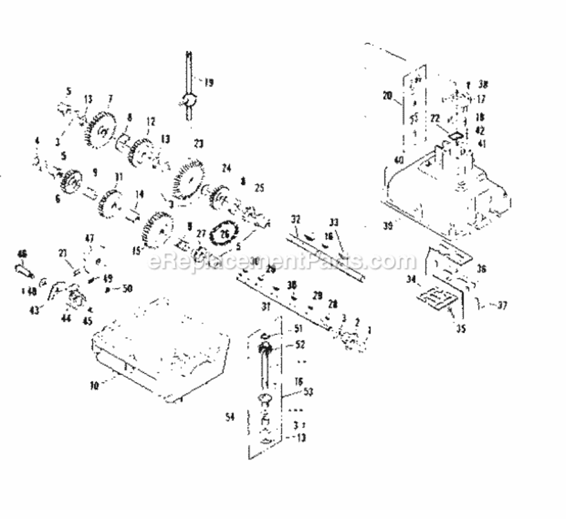 Page E Diagram and Parts List for 536255220  Craftsman Lawn Tractor