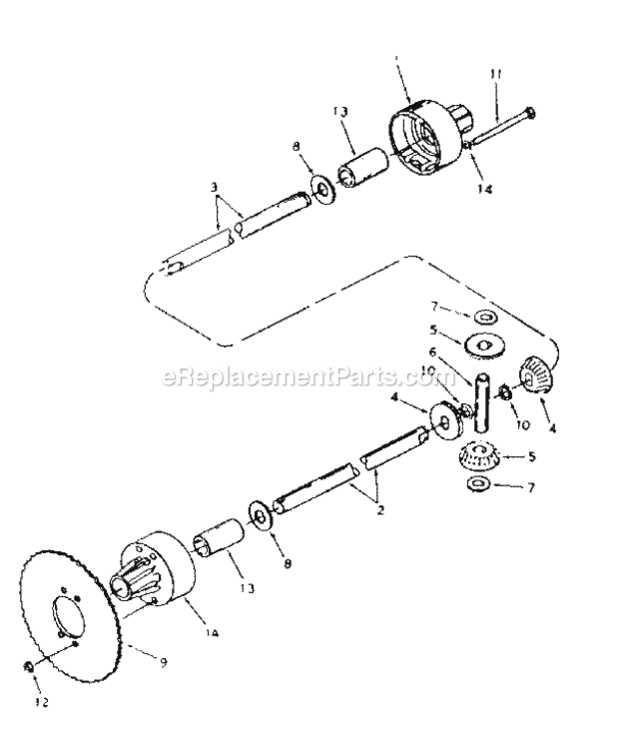 Page F Diagram and Parts List for 536255220  Craftsman Lawn Tractor