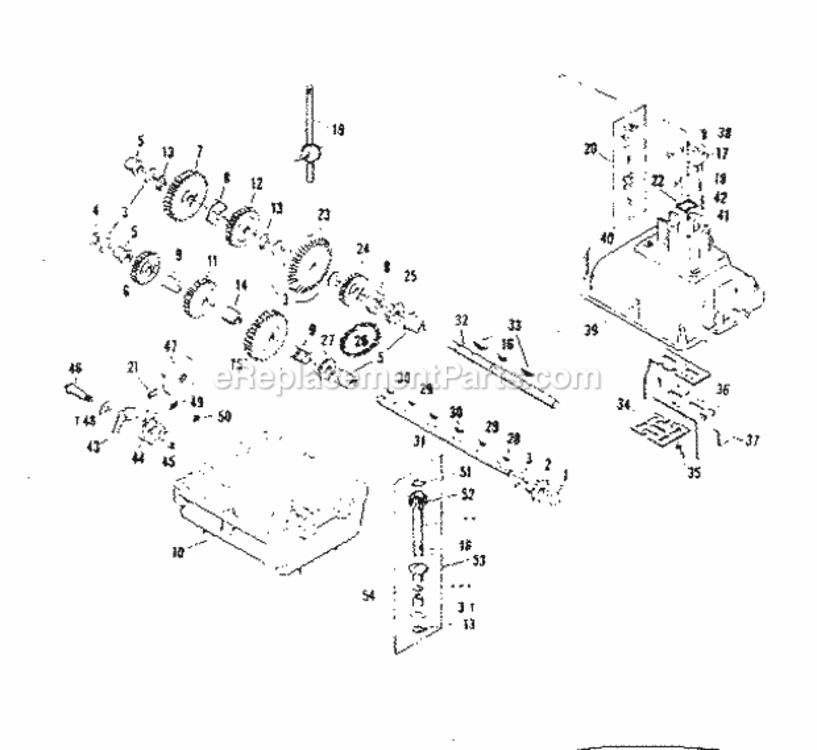 Page E Diagram and Parts List for 536255232  Craftsman Lawn Tractor