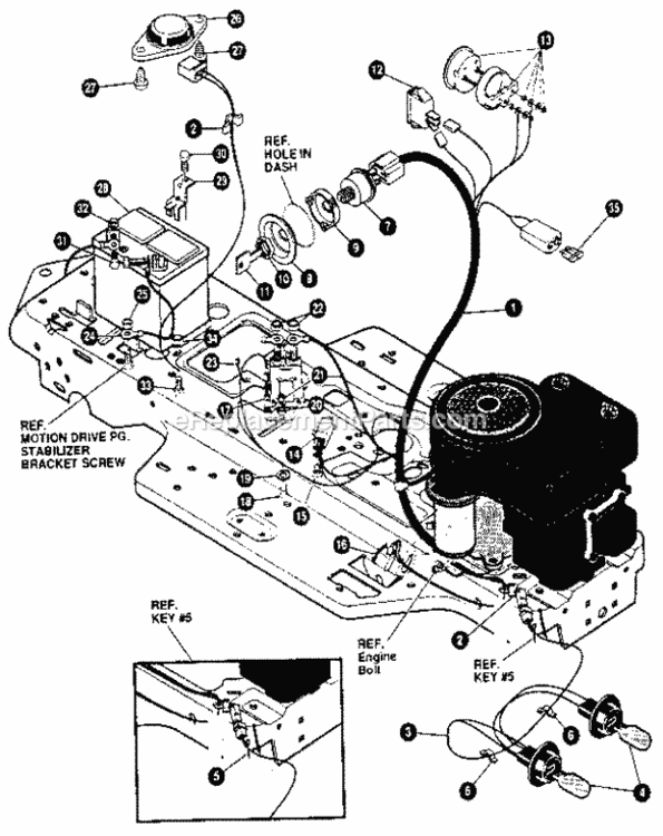 Page L Diagram and Parts List for 536255860  Craftsman Lawn Tractor