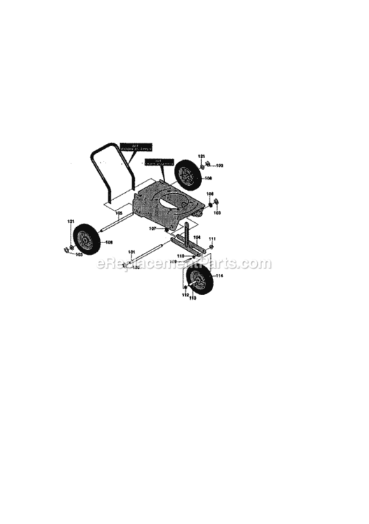 Page C Diagram and Parts List for 536772100  Craftsman Edger