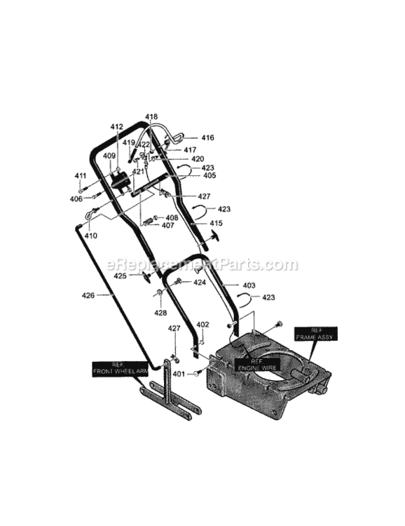 Page B Diagram and Parts List for 536772101  Craftsman Edger