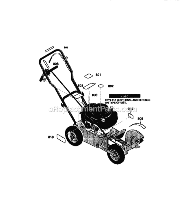 Page D Diagram and Parts List for 536772200  Craftsman Edger