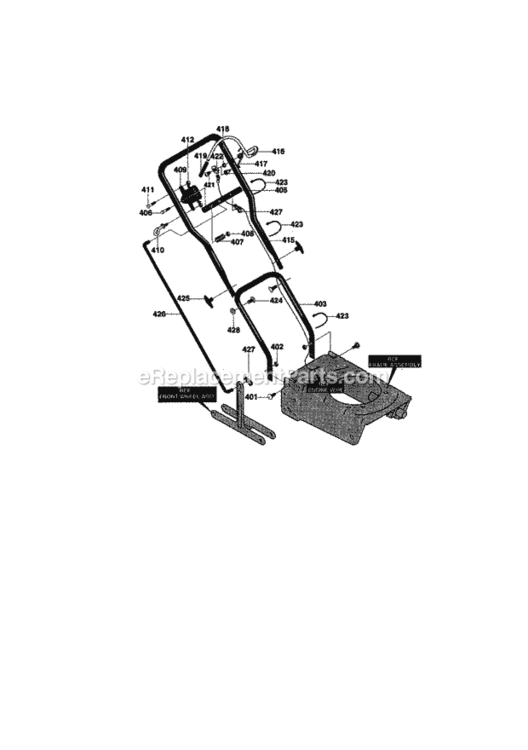 Page B Diagram and Parts List for 536772210  Craftsman Edger
