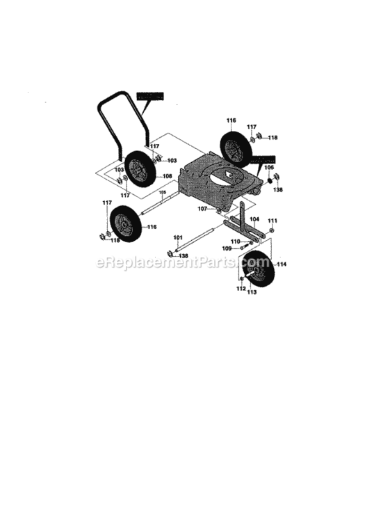 Page C Diagram and Parts List for 536772210  Craftsman Edger