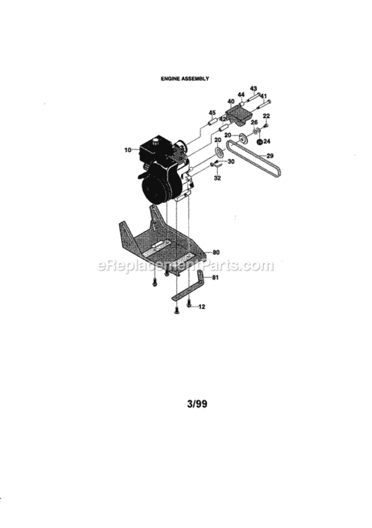 Page A Diagram and Parts List for 536772300  Craftsman Edger