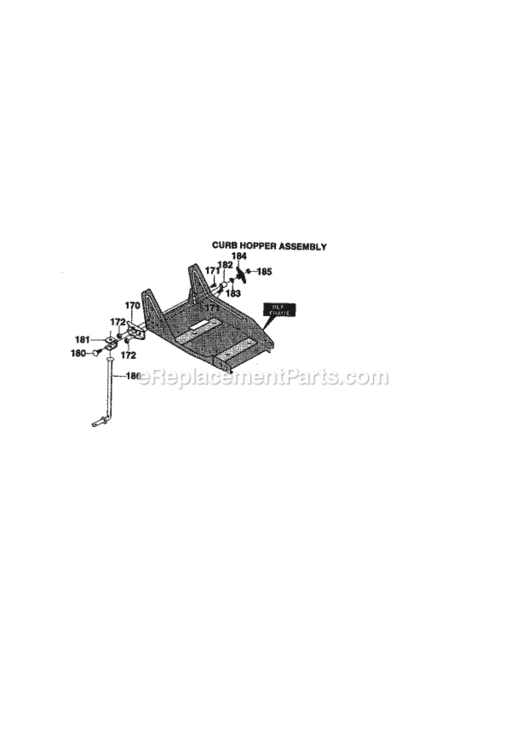 Page G Diagram and Parts List for 536772300  Craftsman Edger