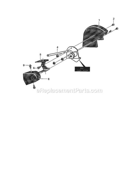 Page B Diagram and Parts List for 536772301  Craftsman Edger