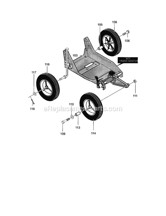 Page H Diagram and Parts List for 536772301  Craftsman Edger